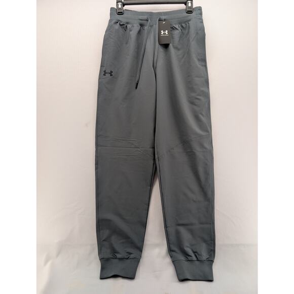 NWT Under Armour UA Sportstyle Woven Men's Joggers in Pitch Grey size Medium - Picture 1 of 6